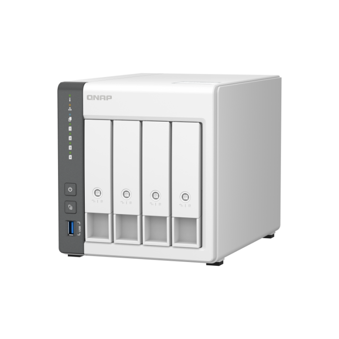 QNAP NAS strežnik za 4 diske, 4GB ram, 2,5Gb mreža QNAP NAS strežnik za 4 diske, 4GB ram, 2,5Gb mreža