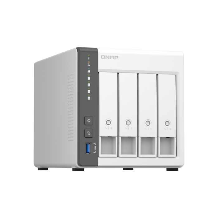 QNAP NAS strežnik za 4 diske, 4GB ram, 2,5Gb mreža QNAP NAS strežnik za 4 diske, 4GB ram, 2,5Gb mreža