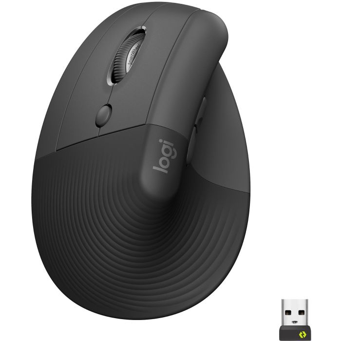 Logitech miška Lift LEFT Vertical Ergonomic, grafitna Logitech miška Lift LEFT Vertical Ergonomic, grafitna