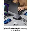 Ugreen 2x USB-A in 4x USB-C 200W GaN II hitri polnilec - box Ugreen 2x USB-A in 4x USB-C 200W GaN II hitri polnilec - box