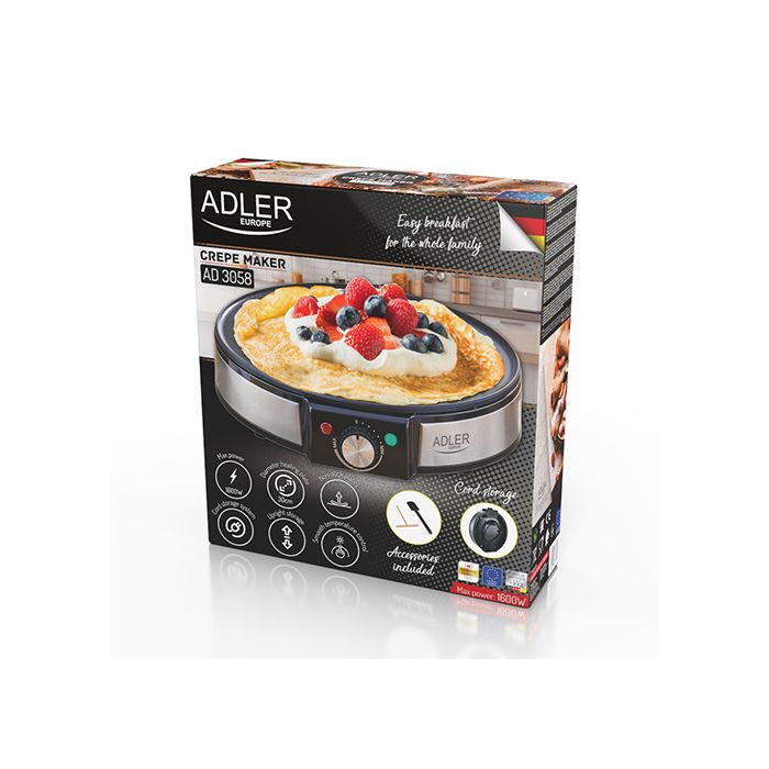 Adler aparat za palačinke 1600W AD3058 Adler aparat za palačinke 1600W AD3058