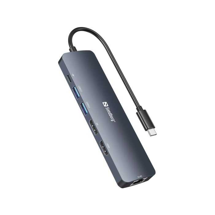 Sandberg USB-C 8K Display Dock priklopna postaja Sandberg USB-C 8K Display Dock priklopna postaja