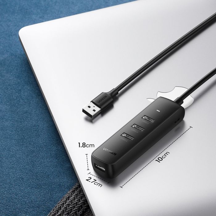 Ugreen USB 3.0 4-portni USB hub, 1M - Box Ugreen USB 3.0 4-portni USB hub, 1M - Box