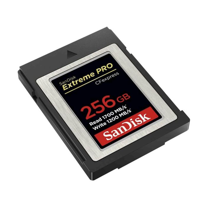 SanDisk Extreme PRO CFexpress Tip B, 256GB, 1700MB/s Branje, 1200MB/s Zapisovanje SanDisk Extreme PRO CFexpress Tip B, 256GB, 1700MB/s Branje, 1200MB/s Zapisovanje