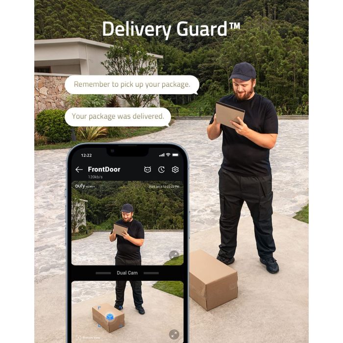 Anker Eufy Security video zvonec z dvojno kamero 2K Anker Eufy Security video zvonec z dvojno kamero 2K