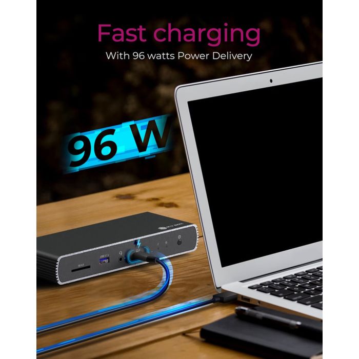 Icybox IB-DK8801-TB4 Thunderbolt 4 priklopna postaja s Power Delivery PD100W Icybox IB-DK8801-TB4 Thunderbolt 4 priklopna postaja s Power Delivery PD100W