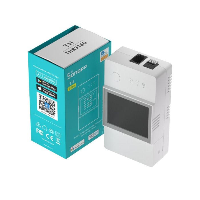 SONOFF pametno stikalo THR316D, senzor za temp. in vlažnost z LCD zaslonom, Alexa/Google Home/IFTTT SONOFF pametno stikalo THR316D, senzor za temp. in vlažnost z LCD zaslonom, Alexa/Google Home/IFTTT