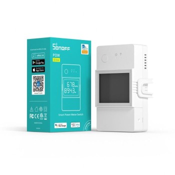 SONOFF POWR316D pametno stikalo, digitalni merilnik porabe z LCD, združljivo z  Alexa/Google Home, 1 SONOFF POWR316D pametno stikalo, digitalni merilnik porabe z LCD, združljivo z  Alexa/Google Home, 1