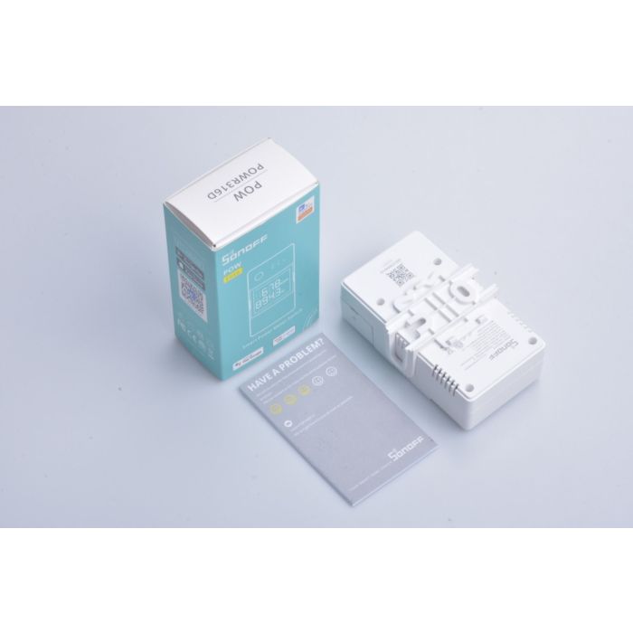 SONOFF POWR316D pametno stikalo, digitalni merilnik porabe z LCD, združljivo z Alexa/Google Home, 1 SONOFF POWR316D pametno stikalo, digitalni merilnik porabe z LCD, združljivo z Alexa/Google Home, 1