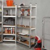 VonHaus 5-stopenjski galvaniziran regal 1.8m VonHaus 5-stopenjski galvaniziran regal 1.8m