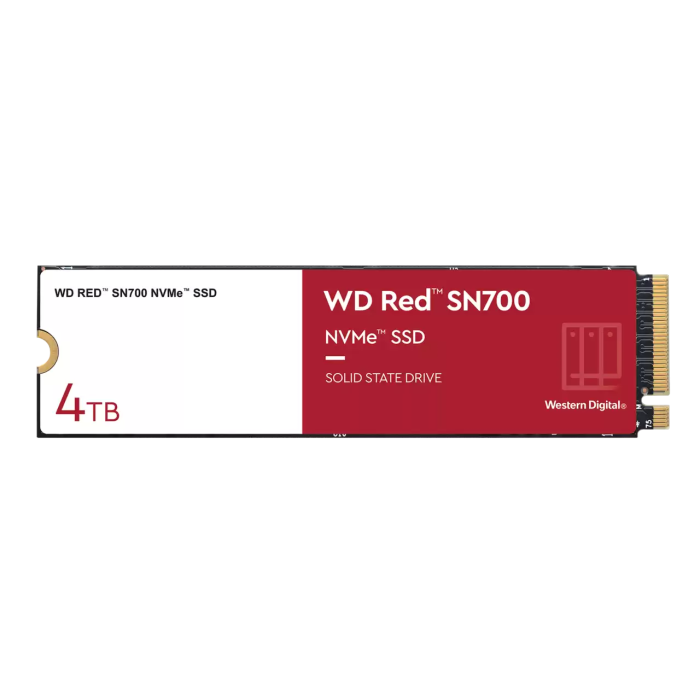 WD 4TB Red SN700 M.2 2280 PCI-e 3.0 NVMe 1.3 SSD disk WD 4TB Red SN700 M.2 2280 PCI-e 3.0 NVMe 1.3 SSD disk