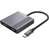 Sandberg USB-C 2xHDMI + USB + Power Delivery priklopna postaja za 2 monitorja Sandberg USB-C 2xHDMI + USB + Power Delivery priklopna postaja za 2 monitorja