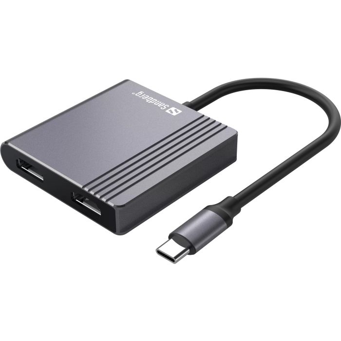Sandberg USB-C 2xHDMI + USB + Power Delivery priklopna postaja za 2 monitorja Sandberg USB-C 2xHDMI + USB + Power Delivery priklopna postaja za 2 monitorja