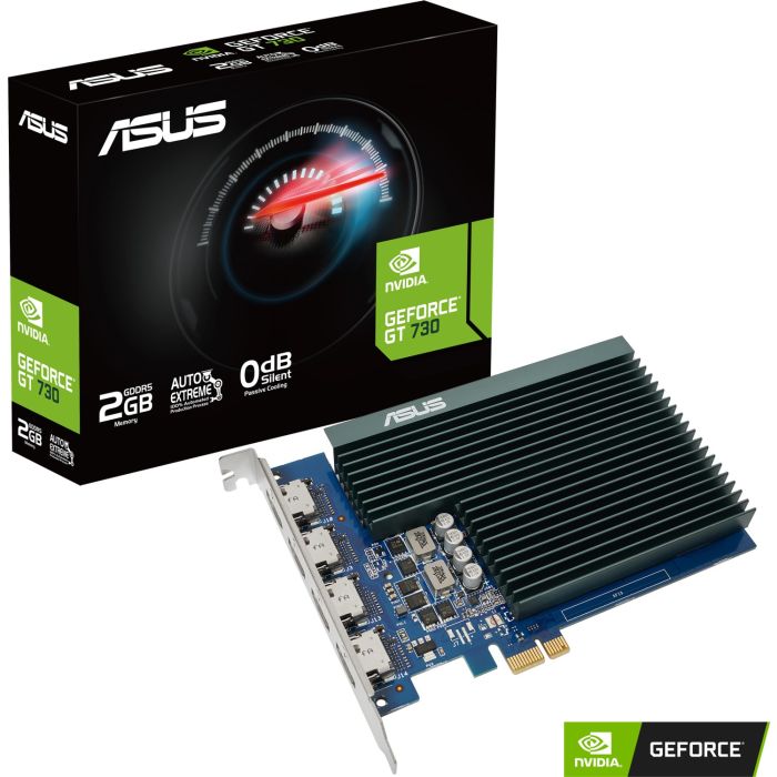 Grafična kartica ASUS GeForce GT 730 HDMIx4, 2GB GDDR5, PCI-E 2.0 Grafična kartica ASUS GeForce GT 730 HDMIx4, 2GB GDDR5, PCI-E 2.0