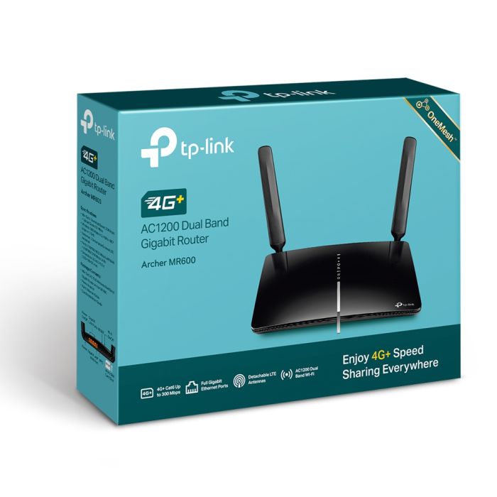 TP-LINK Archer MR600 AC1200 brezžični Dual Band 4G+ LTE usmerjevalnik, SIM TP-LINK Archer MR600 AC1200 brezžični Dual Band 4G+ LTE usmerjevalnik, SIM