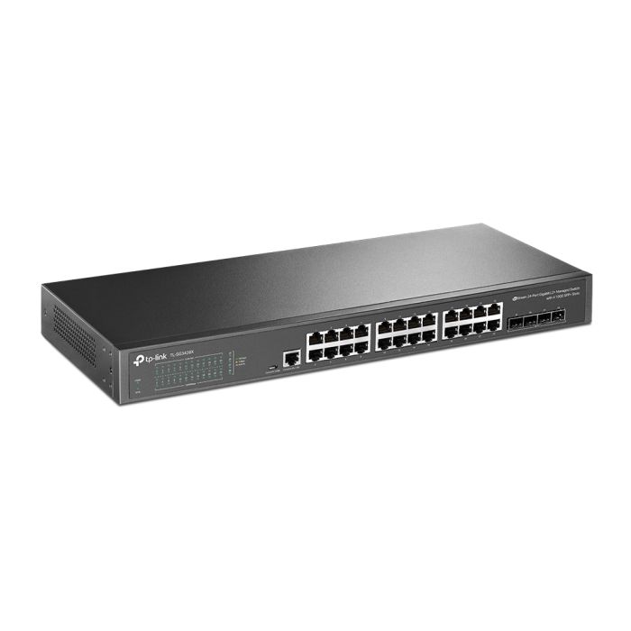 TP-LINK JetStream TL_SG3428X 24-Port Gigabit L2+ Switch × 4 10GE SFP+ slot TP-LINK JetStream TL_SG3428X 24-Port Gigabit L2+ Switch × 4 10GE SFP+ slot