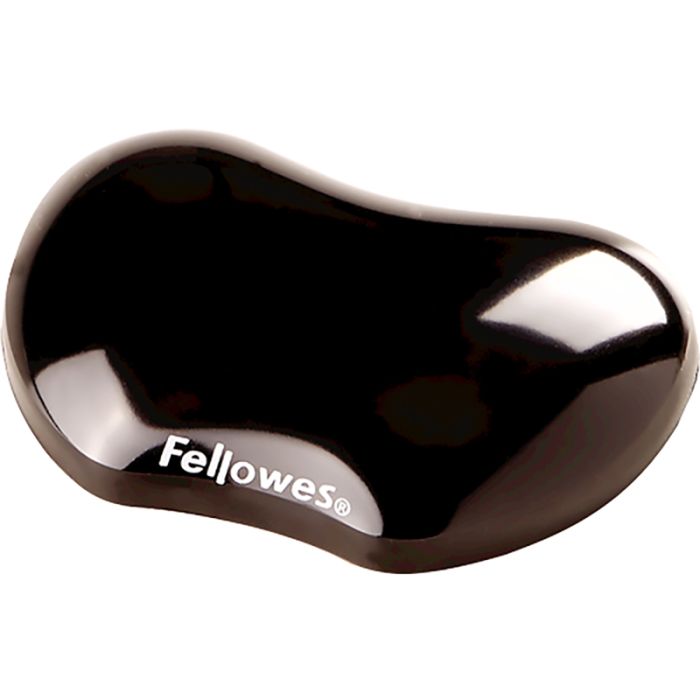 Fellowes Crystal Gel mini počivalo za zapestje, črna Fellowes Crystal Gel mini počivalo za zapestje, črna