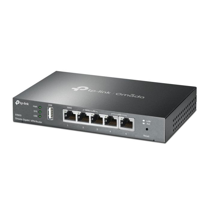 TP-LINK Omada ER605 Gigabit 4x WAN VPN usmerjevalnik TP-LINK Omada ER605 Gigabit 4x WAN VPN usmerjevalnik