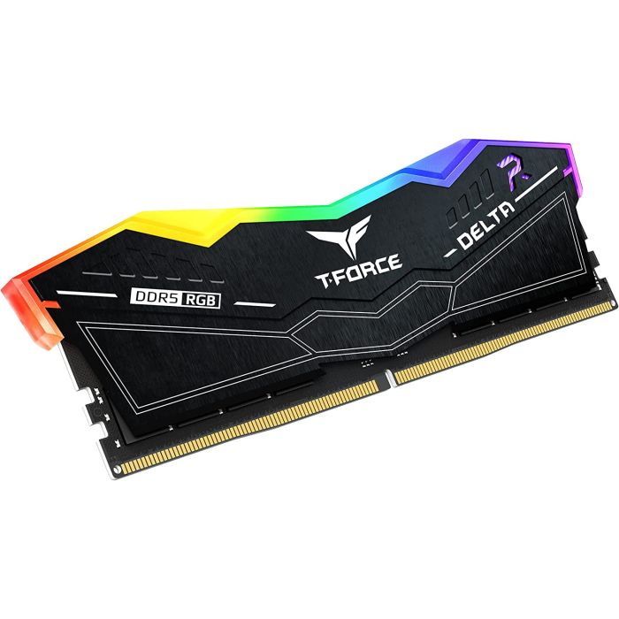 Teamgroup DELTA RGB 32GB Kit (2x16GB) DDR5-5200 DIMM PC5-41600 CL40, 1.25V Teamgroup DELTA RGB 32GB Kit (2x16GB) DDR5-5200 DIMM PC5-41600 CL40, 1.25V