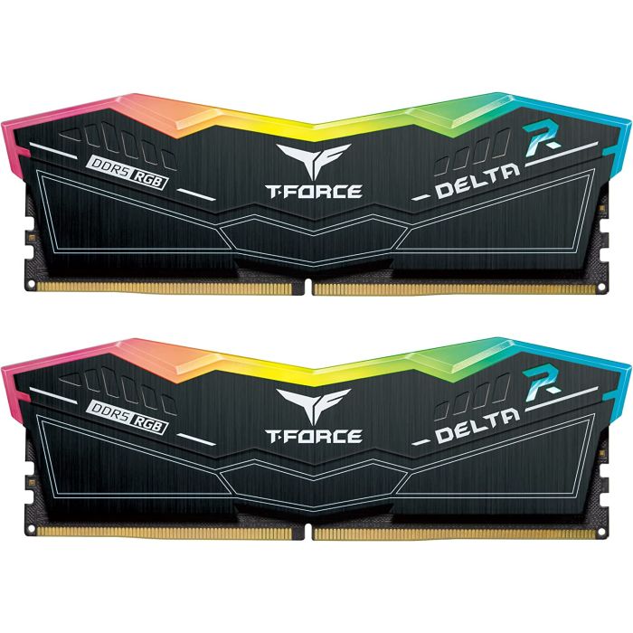 Teamgroup DELTA RGB 32GB Kit (2x16GB) DDR5-5200 DIMM PC5-41600 CL40, 1.25V Teamgroup DELTA RGB 32GB Kit (2x16GB) DDR5-5200 DIMM PC5-41600 CL40, 1.25V