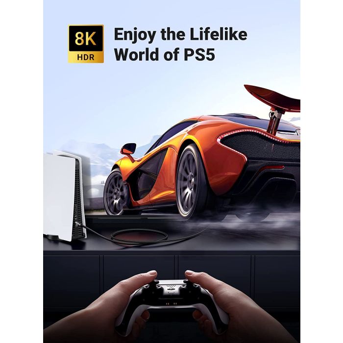 Ugreen 8K HDMI kabel 2.1 8K@60Hz 4K@120Hz, 2M - polybag Ugreen 8K HDMI kabel 2.1 8K@60Hz 4K@120Hz, 2M - polybag