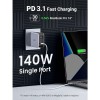Ugreen Nexode 3 portni 140W USB-C polnilnik s PD 3.1 GaN in priloženim USB-C 240w polnilnim kablom Ugreen Nexode 3 portni 140W USB-C polnilnik s PD 3.1 GaN in priloženim USB-C 240w polnilnim kablom