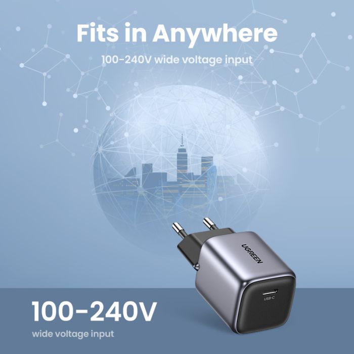 Ugreen Nexode 20W USB C Polnilnik GaN II PD 3.0 Ugreen Nexode 20W USB C Polnilnik GaN II PD 3.0