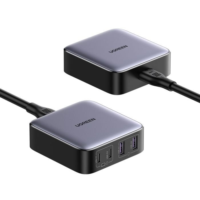 Ugreen Nexode 65W polnilec, 2x USB-A, 2x USB-C Ugreen Nexode 65W polnilec, 2x USB-A, 2x USB-C