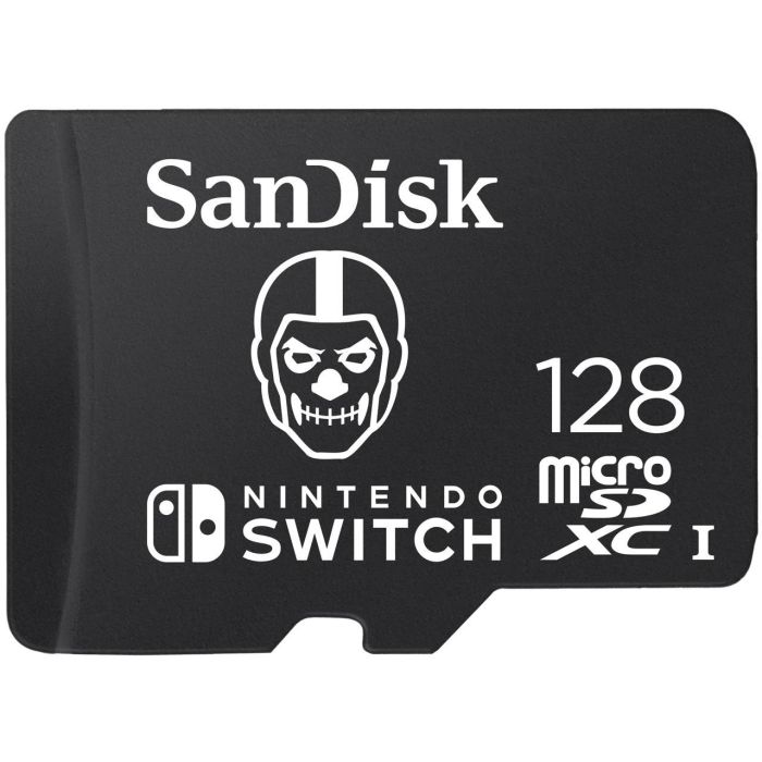 SanDisk Nintendo MicroSD UHS I Card - Fortnite Edition, Skull Trooper, 128GB SanDisk Nintendo MicroSD UHS I Card - Fortnite Edition, Skull Trooper, 128GB