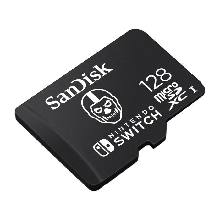 SanDisk Nintendo MicroSD UHS I Card - Fortnite Edition, Skull Trooper, 128GB SanDisk Nintendo MicroSD UHS I Card - Fortnite Edition, Skull Trooper, 128GB