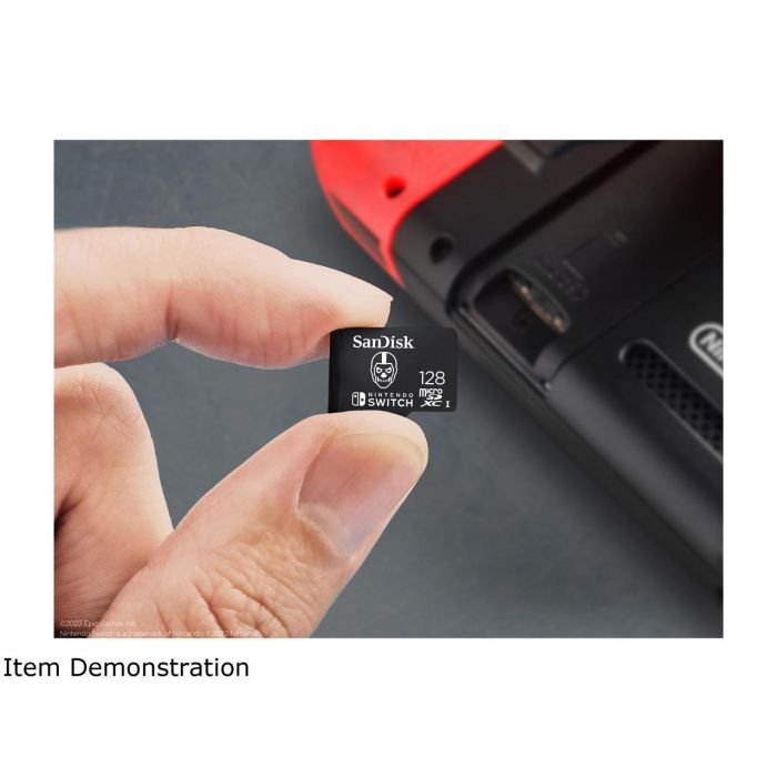 SanDisk Nintendo MicroSD UHS I Card - Fortnite Edition, Skull Trooper, 128GB SanDisk Nintendo MicroSD UHS I Card - Fortnite Edition, Skull Trooper, 128GB