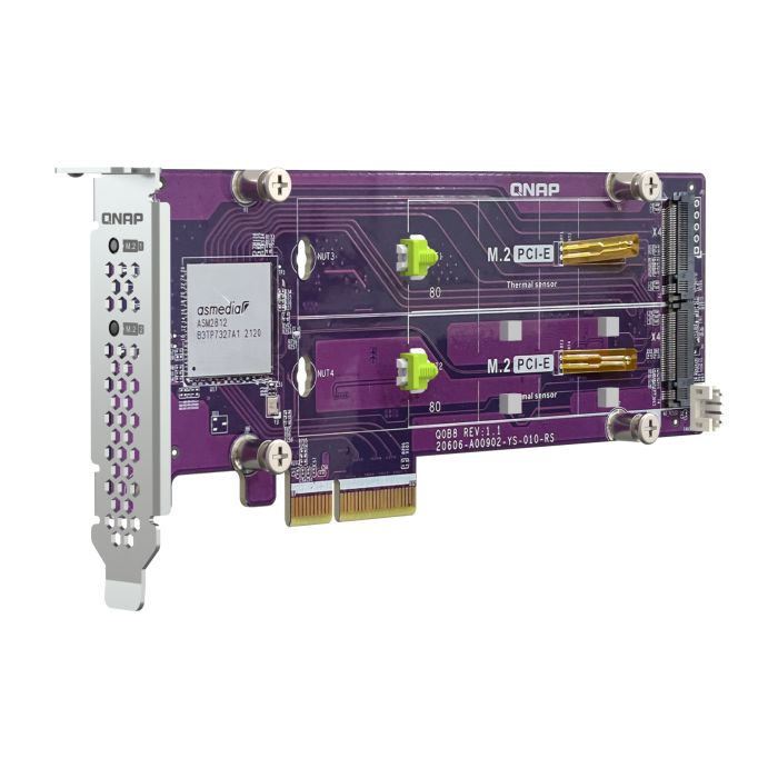 QNAP QM2-2P-344A PCIe razširitvena kartica za M.2 SSD QNAP QM2-2P-344A PCIe razširitvena kartica za M.2 SSD
