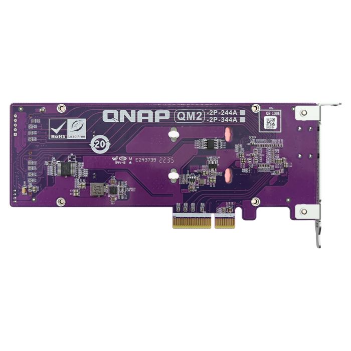 QNAP QM2-2P-344A PCIe razširitvena kartica za M.2 SSD QNAP QM2-2P-344A PCIe razširitvena kartica za M.2 SSD