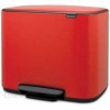 Brabantia koš na pedal 3x11L rdeč 121029 Brabantia koš na pedal 3x11L rdeč 121029