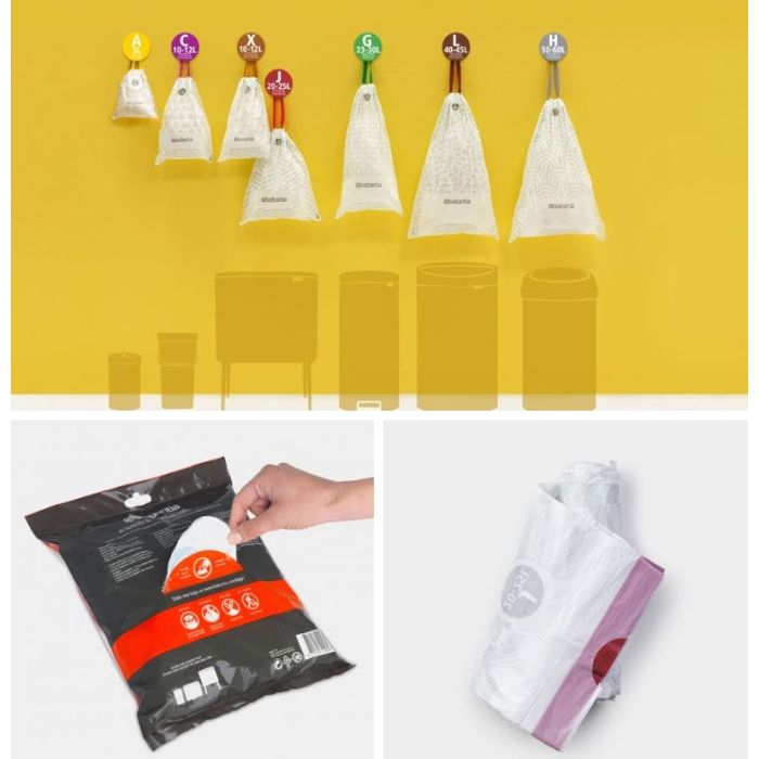 Brabantia vrečke Perfect Fit 23L X 40 kos Brabantia vrečke Perfect Fit 23L X 40 kos