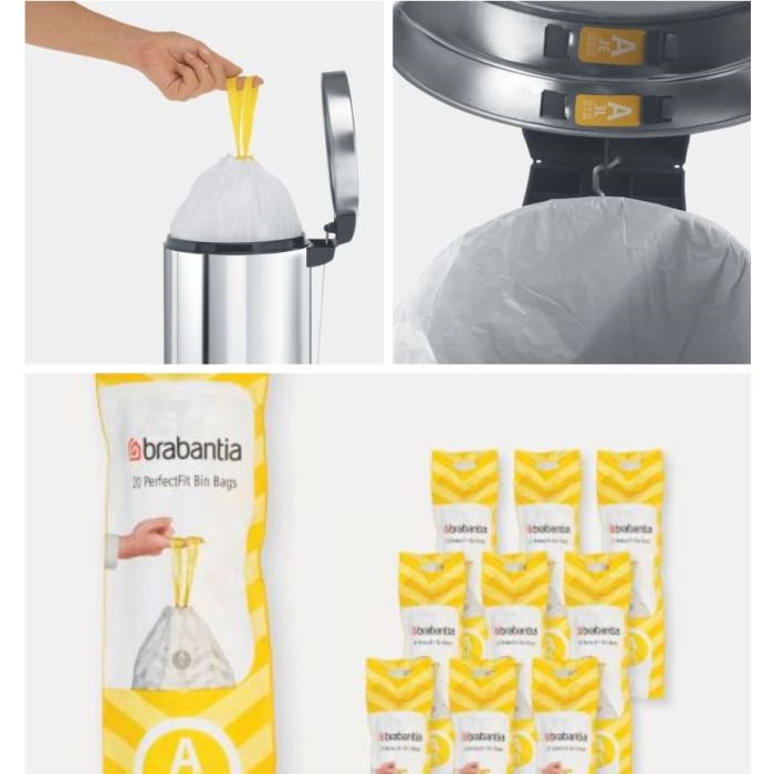 Brabantia vrečke Perfect Fit 3L X 10 x 20 kos Brabantia vrečke Perfect Fit 3L X 10 x 20 kos