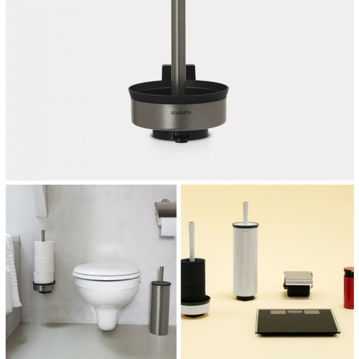 Brabantia stojalo za WC papir kovinski platina Brabantia stojalo za WC papir kovinski platina