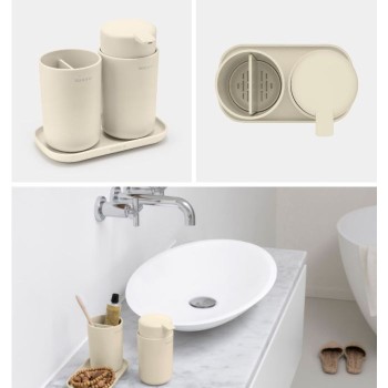 Brabantia MINDSET koplaniški set mineral bež Brabantia MINDSET koplaniški set mineral bež