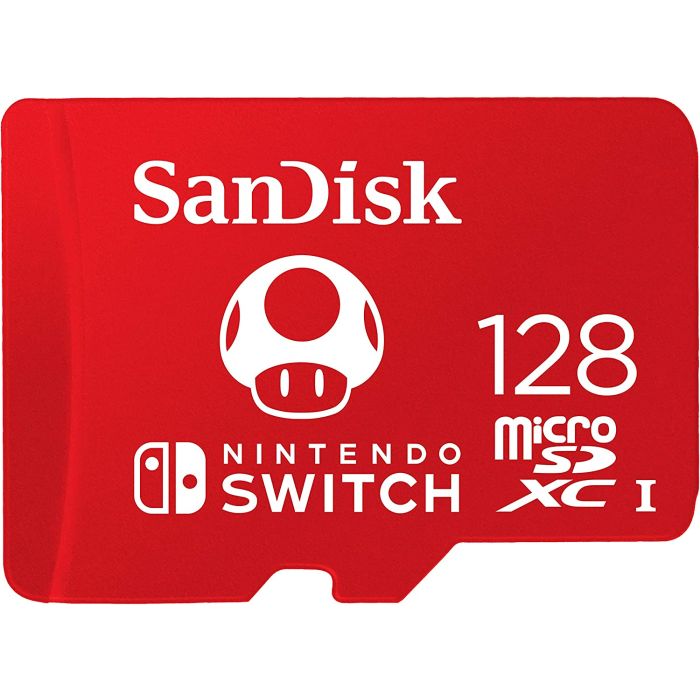 SanDisk microSDXC card for Nintendo Switch 128GB, up to 100MB/s Read, 60MB/s Write, U3, C10, A1, UHS SanDisk microSDXC card for Nintendo Switch 128GB, up to 100MB/s Read, 60MB/s Write, U3, C10, A1, UHS