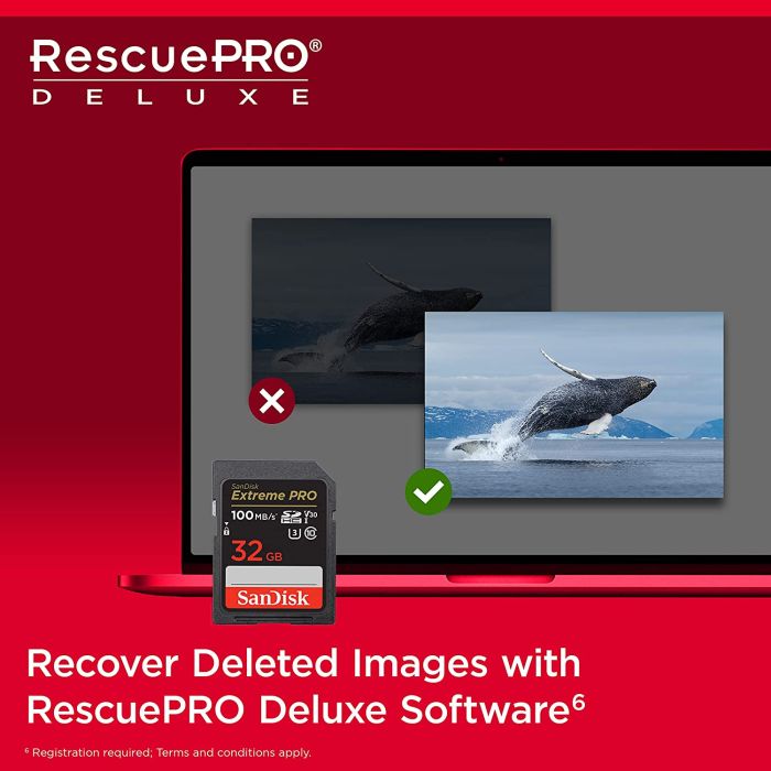 SanDisk Extreme 32GB SDHC spominska katica+ 1 leto RescuePRO Deluxe up to 100MB/s & 60MB/s Branje/Za SanDisk Extreme 32GB SDHC spominska katica+ 1 leto RescuePRO Deluxe up to 100MB/s & 60MB/s Branje/Za