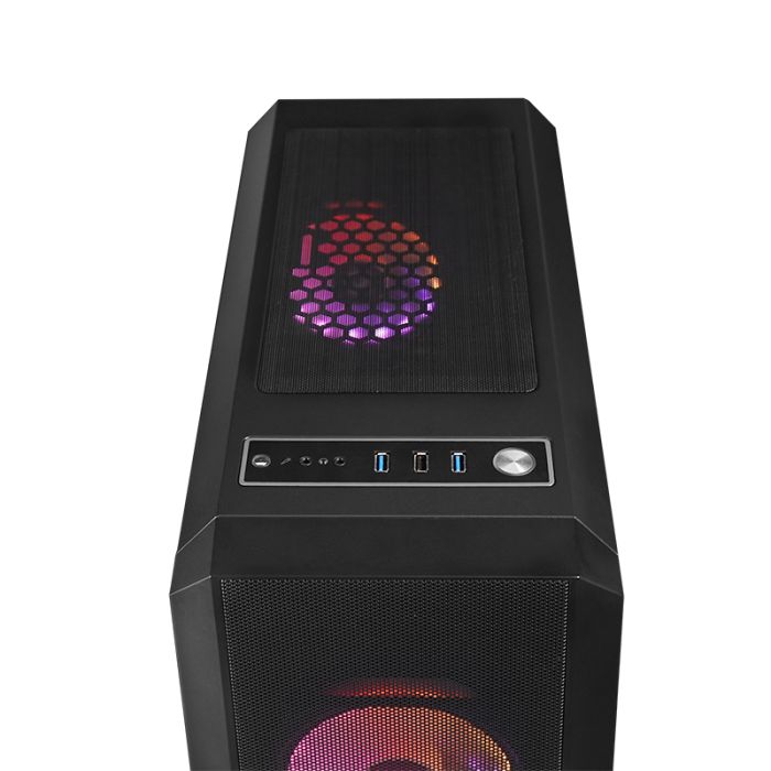 Chieftec SCORPION 4 USB3.2 ATX A-RGB ohišje, črno Chieftec SCORPION 4 USB3.2 ATX A-RGB ohišje, črno
