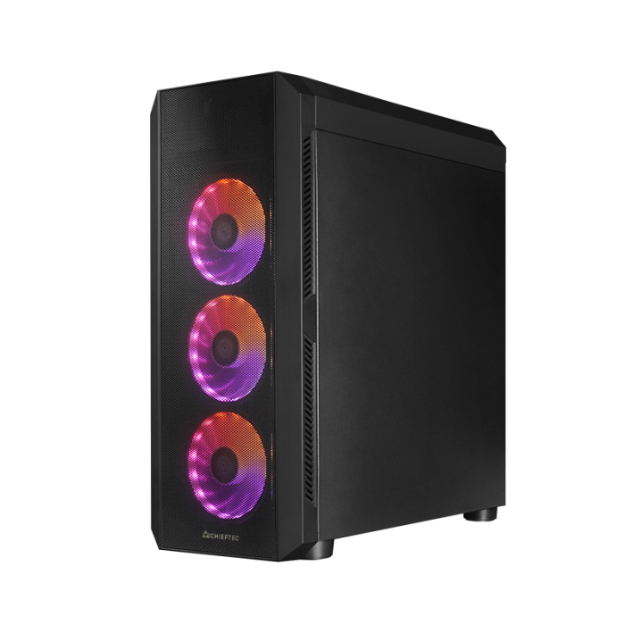 Chieftec SCORPION 4 USB3.2 ATX A-RGB ohišje, črno Chieftec SCORPION 4 USB3.2 ATX A-RGB ohišje, črno
