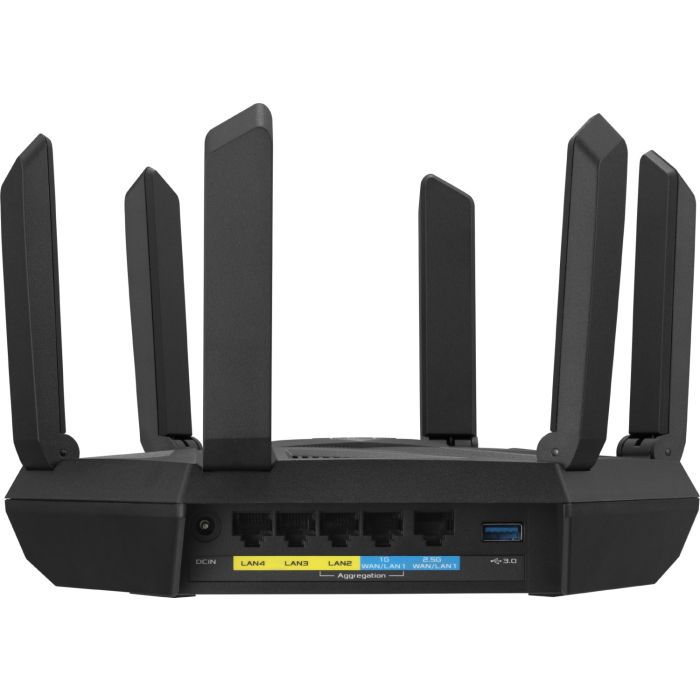 ASUS RT-AXE7800 Gaming Tri-Band WiFi 6E AX7800 brezžični usmerjevalnik, 802.11ax/ac/a/g/b/n, 574+480 ASUS RT-AXE7800 Gaming Tri-Band WiFi 6E AX7800 brezžični usmerjevalnik, 802.11ax/ac/a/g/b/n, 574+480