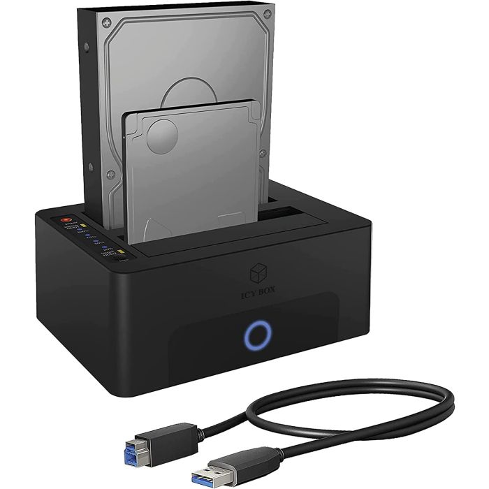 Icybox IB-1232CL-U3 docking & clone postaja za 2,5 in 3 Icybox IB-1232CL-U3 docking & clone postaja za 2,5 in 3