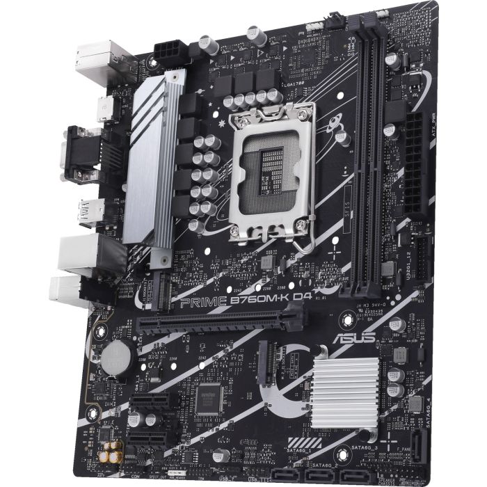 ASUS PRIME B760M-K D4, DDR4, SATA3, USB3.2Gen1, HDMI, PCIe 4.0, LGA1700 mATX ASUS PRIME B760M-K D4, DDR4, SATA3, USB3.2Gen1, HDMI, PCIe 4.0, LGA1700 mATX