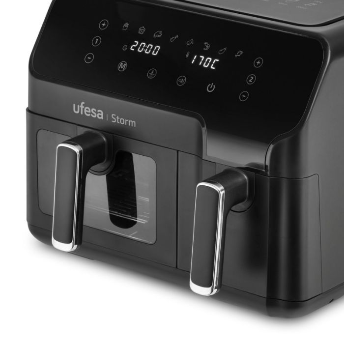 Ufesa digitalni zračni cvrtnik z dvojno posodo 5,5L + 3,5L Storm 2700W Ufesa digitalni zračni cvrtnik z dvojno posodo 5,5L + 3,5L Storm 2700W