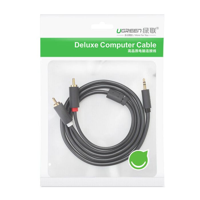 Ugreen kabel 3.5mm na 2x RCA 2M - 10510 Ugreen kabel 3.5mm na 2x RCA 2M - 10510