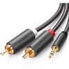 Ugreen kabel 3.5mm na 2x RCA 2M - 10510 Ugreen kabel 3.5mm na 2x RCA 2M - 10510