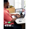 Ugreen Nexode 45W USB C Polnilnik GaN II PD 3.0 - Bel Ugreen Nexode 45W USB C Polnilnik GaN II PD 3.0 - Bel