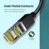 Ugreen UTP Cat7 oklopljen pleten okrogel kabel z modularnim RJ45 Ethernet priključkom 1M Ugreen UTP Cat7 oklopljen pleten okrogel kabel z modularnim RJ45 Ethernet priključkom 1M